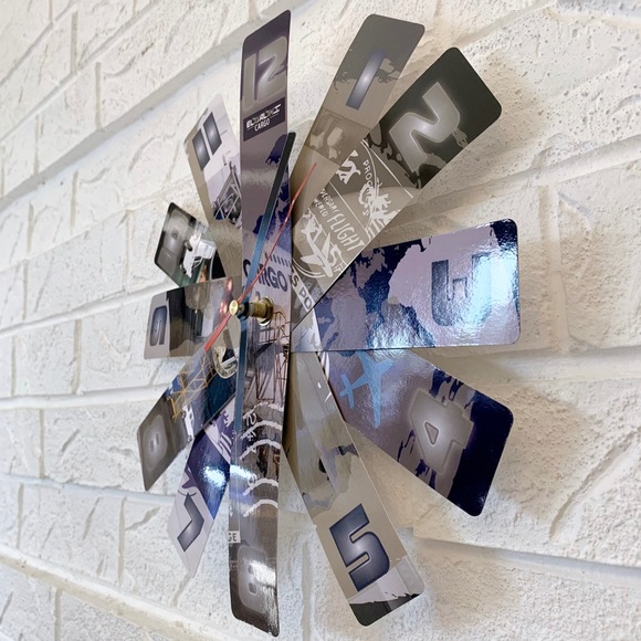 NIB Israel Airline El Al Cargo Windmill Paper Wall Clock - Picture 2 of 11